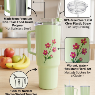 Reusable tumbler for everyday use available in multiple colors