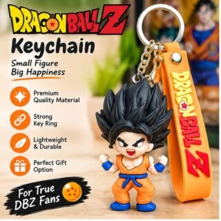 Dragon Ball Z Goku cartoon key chain for keys and backpacks