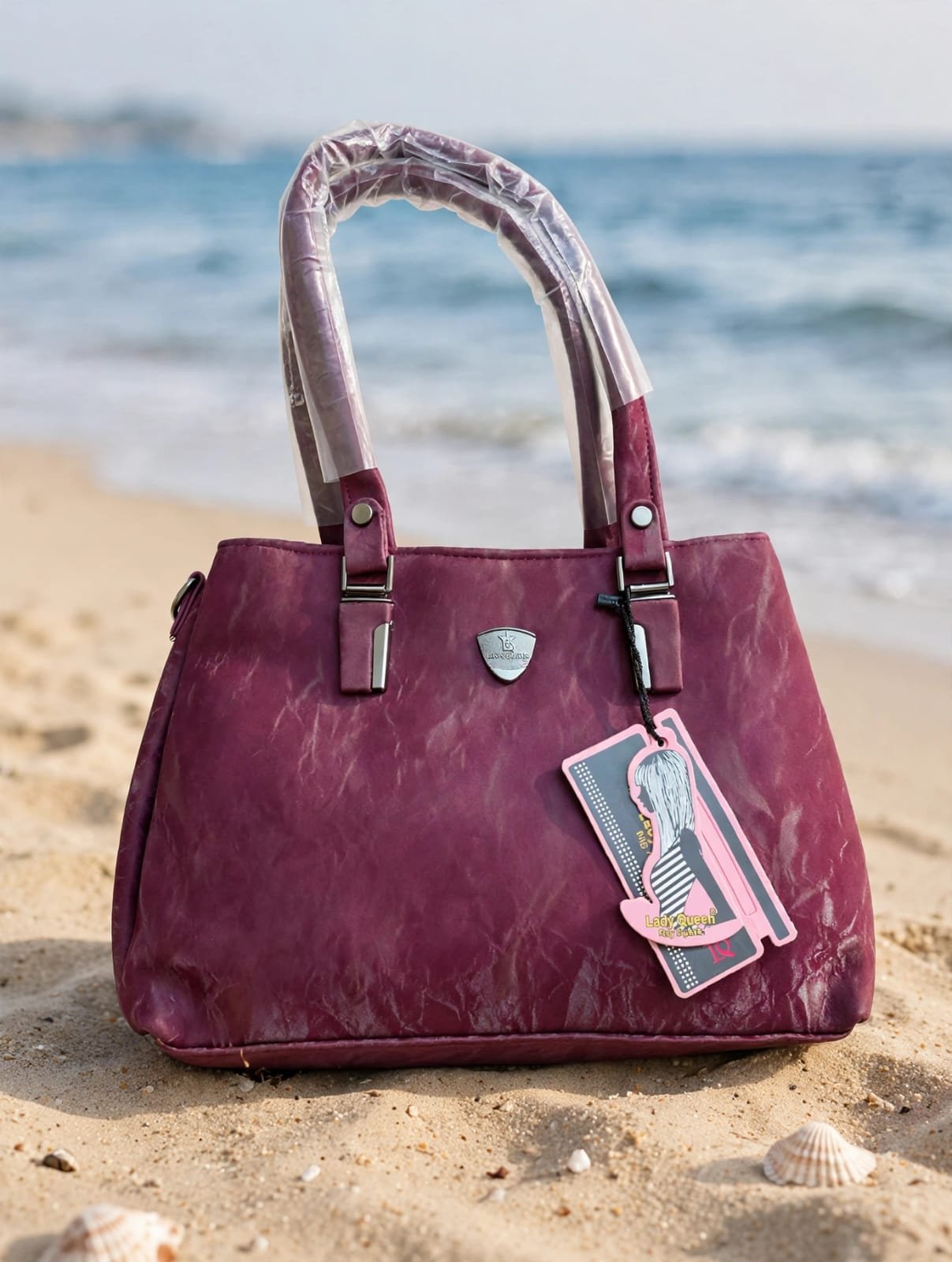 Premium Luxury Lady Queen Wine Handbag for Women
