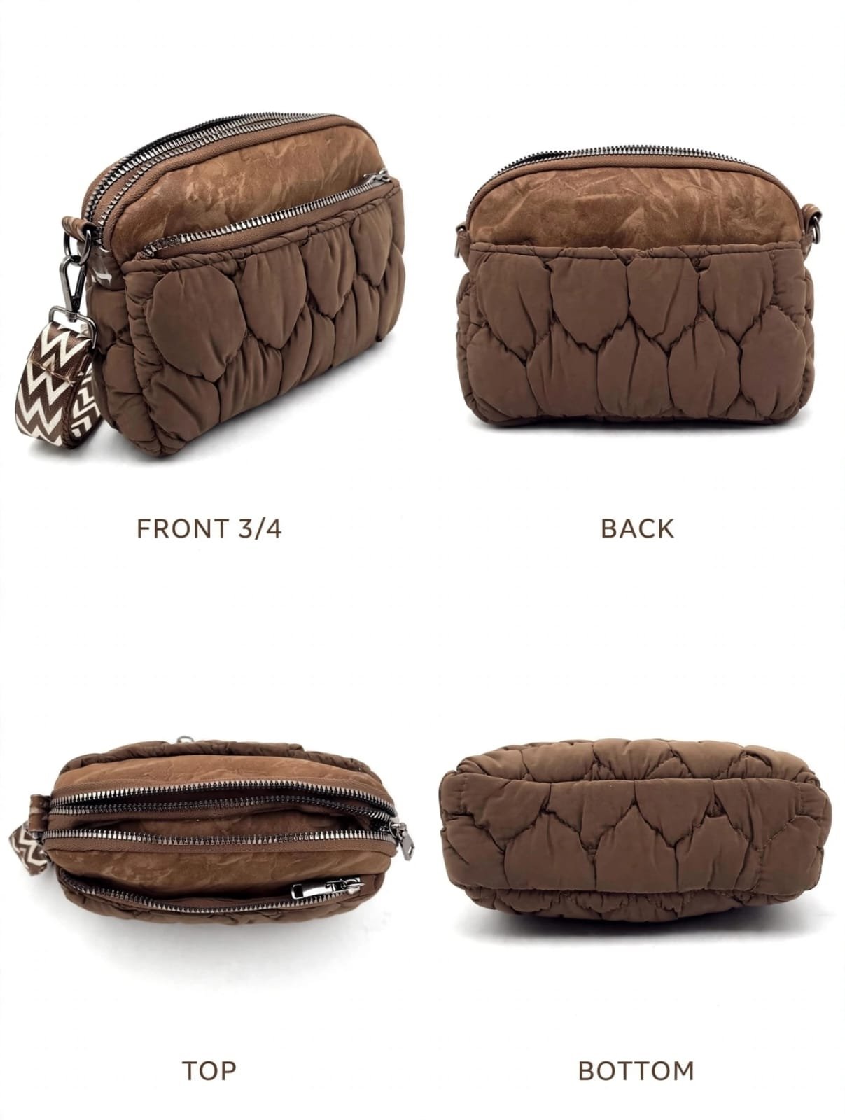Women’s Stylish Pluffy Luxury-Look Slingbag - Image 3