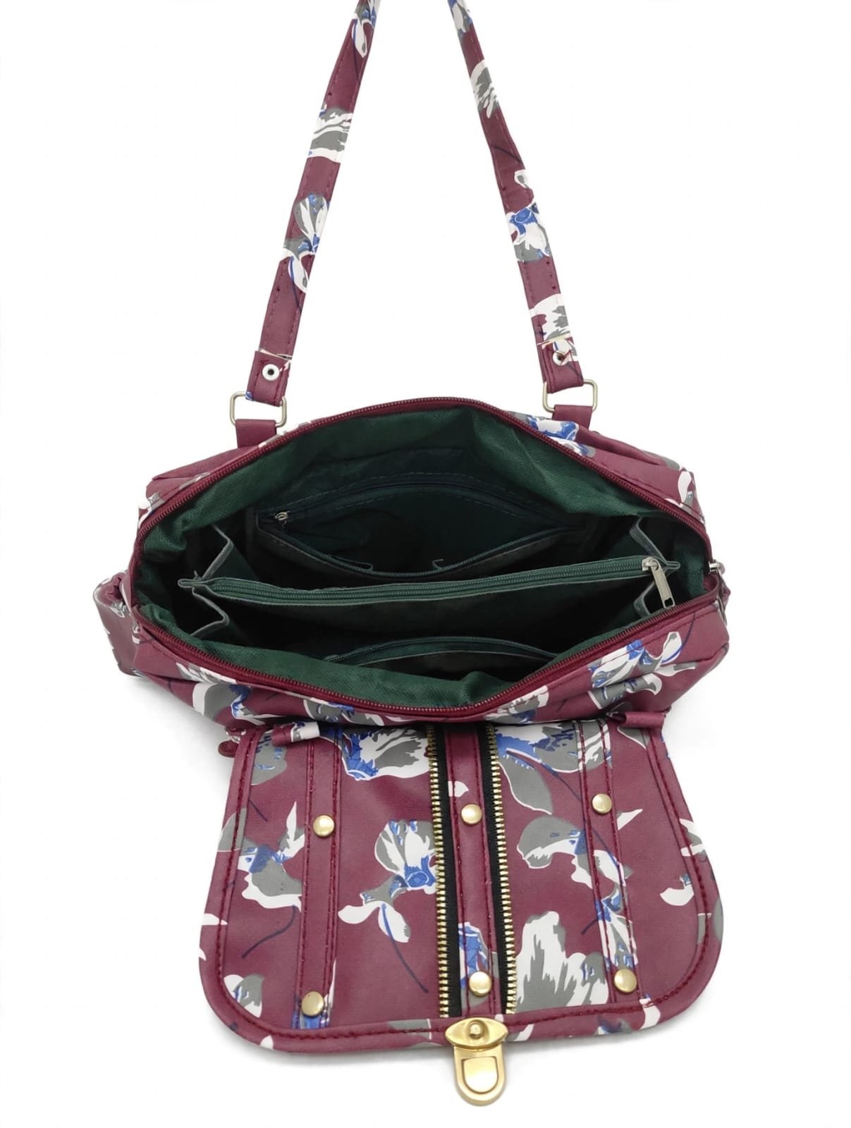 Womens Stylish Floral Handbag for Regular Use - Image 4