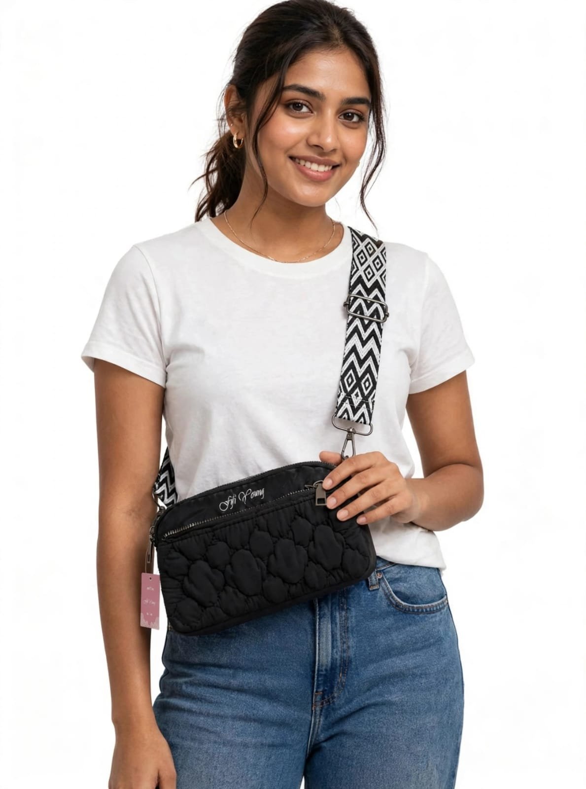 Women’s Stylish Pluffy Luxury-Look Slingbag - Image 5