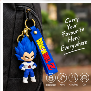 Stylish fancy key chain with decorative design for keys, handbags and backpacks