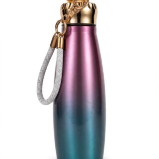 Premium blue and Purple multicolor water bottle