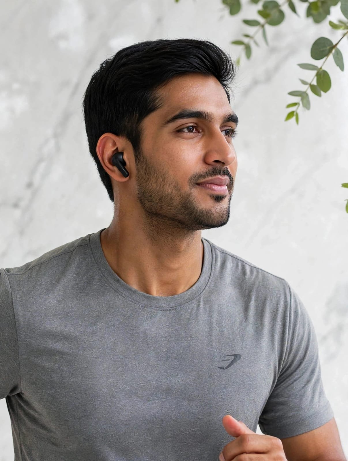 Black Wireless Earbuds with Charging Case – Glossy Finish, Soft Silicone Ear Tips, LED Indicator - Image 3